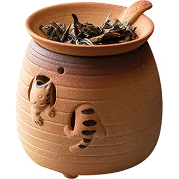 Amazon.co.jp: HIGHAWK 茶 香炉 茶香炉 アロマ炉 焼き物 香炉皿